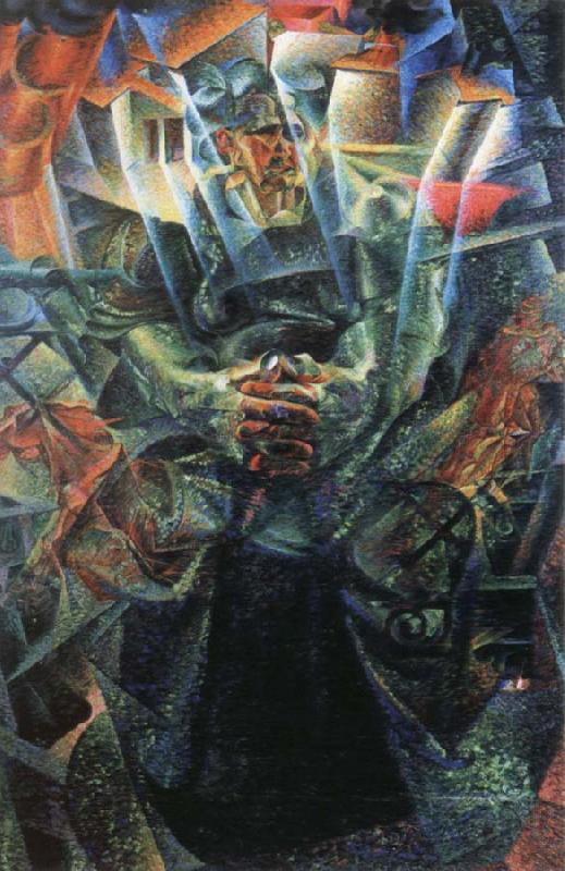 Umberto Boccioni materia